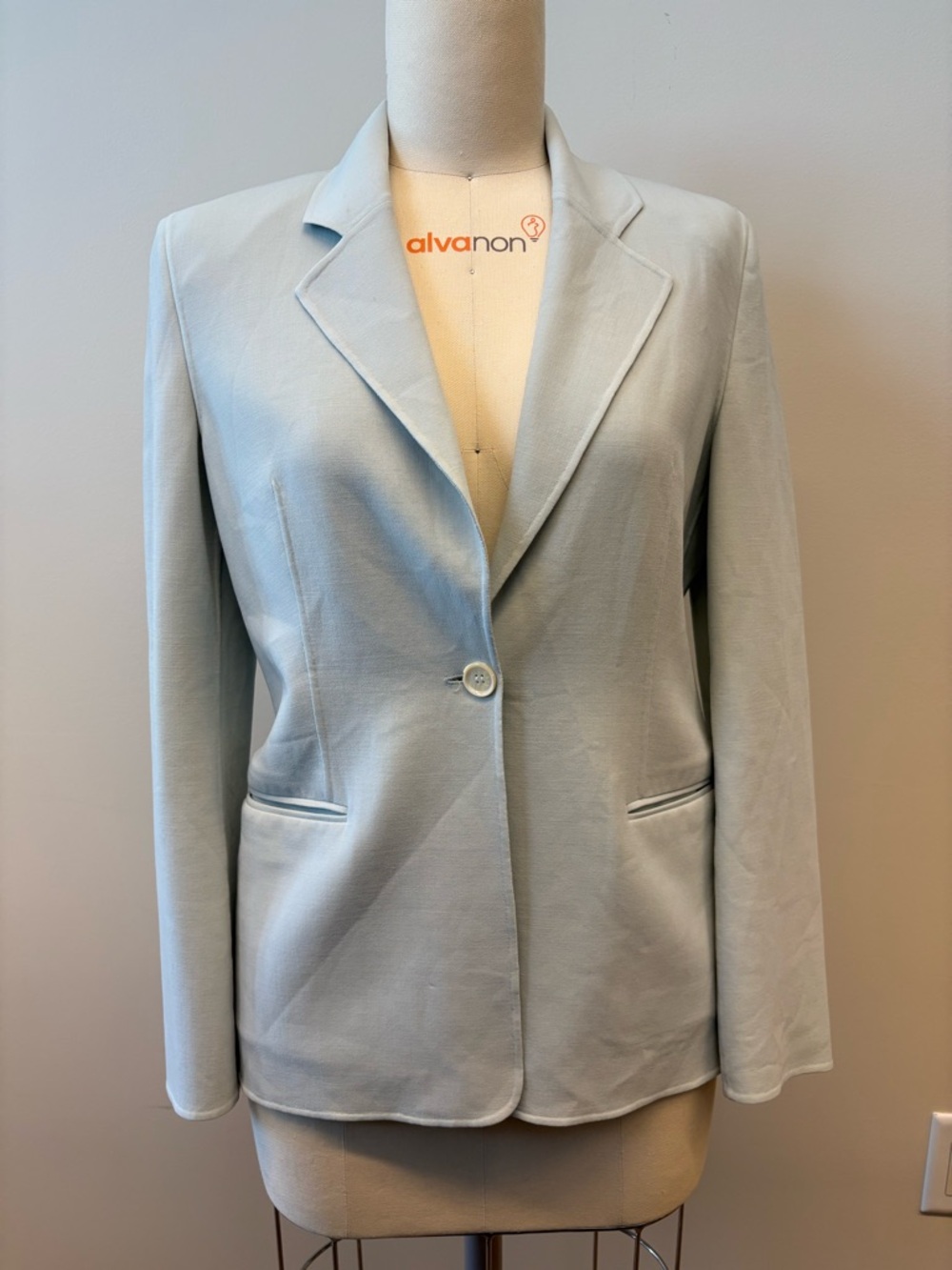Vintage Celine hand-finished single-button tailored blazer, EU44
